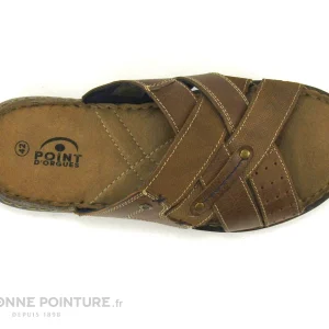 Vente flash ? Point D Orgues 38423 TEMANIAC – Marron – Mule Homme ? 19