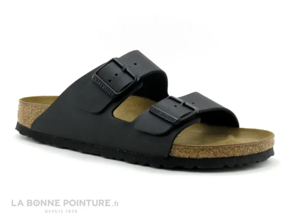 Bon marché ✔️ Homme Birkenstock ARIZONA Birko Flor Noir – BK051793 – Mule 2 Brides ? 1