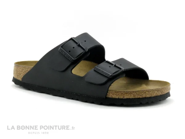 Bon marché ✔️ Homme Birkenstock ARIZONA Birko Flor Noir – BK051793 – Mule 2 Brides ? 5