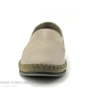 Sortie ? Fluchos BAHAMAS 8264 – Beige Taupe – Mocassin Souple Homme ? 11