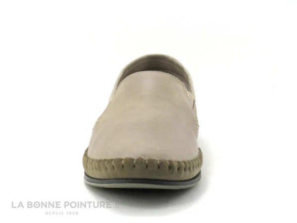 Sortie ? Fluchos BAHAMAS 8264 – Beige Taupe – Mocassin Souple Homme ? 3