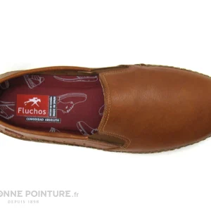 Nouveau ? Homme Fluchos F1174 DORIAN Cuero – Mocassin Souple Cuir Marron ? 19