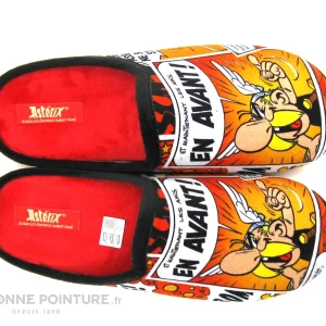 Vente flash ? La Maison De L’Espadrille Maison Espadrille ASTERIX A10H – Rouge – Pantoufle Mule Homme ? 9