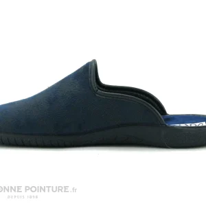 Bon marché ⌛ Ouf ! Ouf Initial Agassac Marine – Pantoufles Homme ? 8