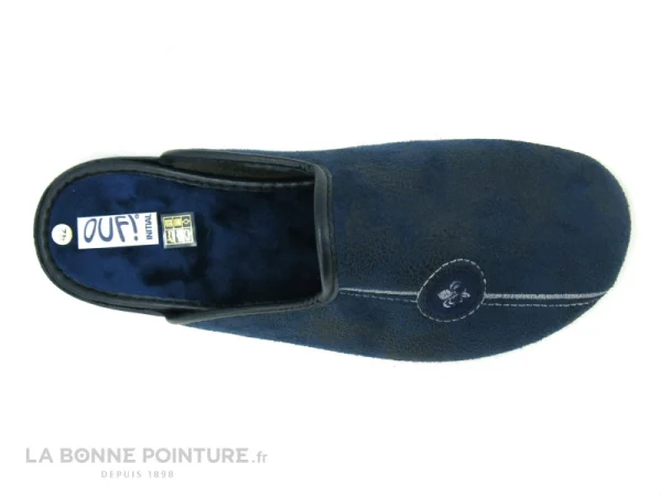 Bon marché ⌛ Ouf ! Ouf Initial Agassac Marine – Pantoufles Homme ? 4