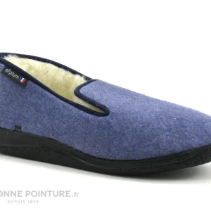 Acheter ❤️ Airplum WECOLO Bleu – Charentaise Homme Interieur Laine ❤️ 12