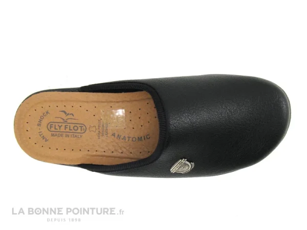 Meilleure affaire ? Fly Flot FITRECE Noir – Pantoufle Mule Homme Avec Semelle Cuir ? 5