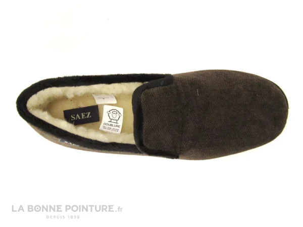 Bon marché ? Saez VIRGINIA 001 Marron – Pantoufle Homme ? 4