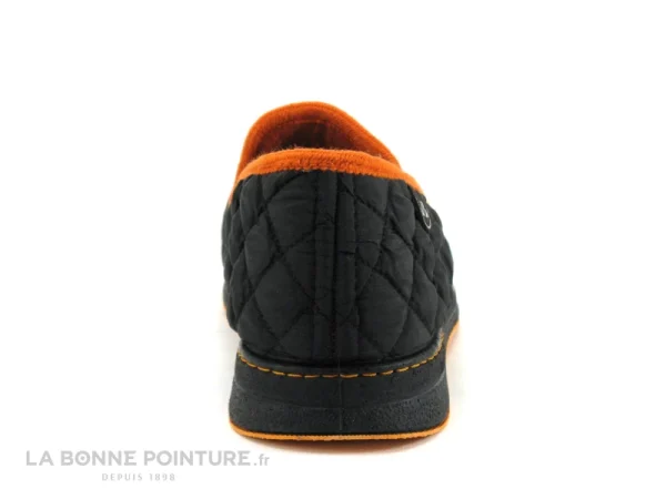 Bon marché ? Semelflex SUPER REMY Noir – Orange – Chausson Homme ? 5