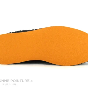 Bon marché ? Semelflex SUPER REMY Noir – Orange – Chausson Homme ? 21